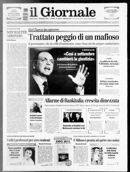 Il giornale : quotidiano del mattino